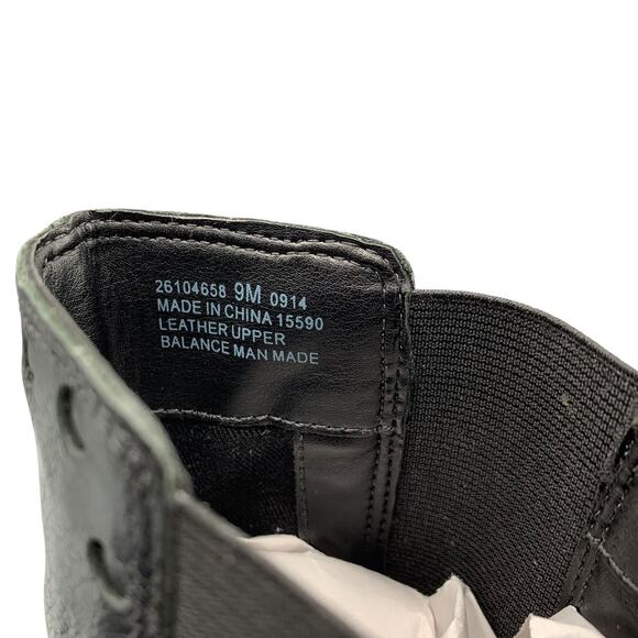 Orla Kiely Clarks Dixie Platform Boots US 9M Black Leather Dark Academia Witchy - Picture 9 of 12